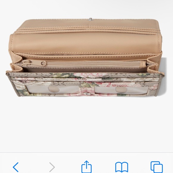 Nine West Floral Women's Wallet - Beige and Pink - Picture 6 of 6